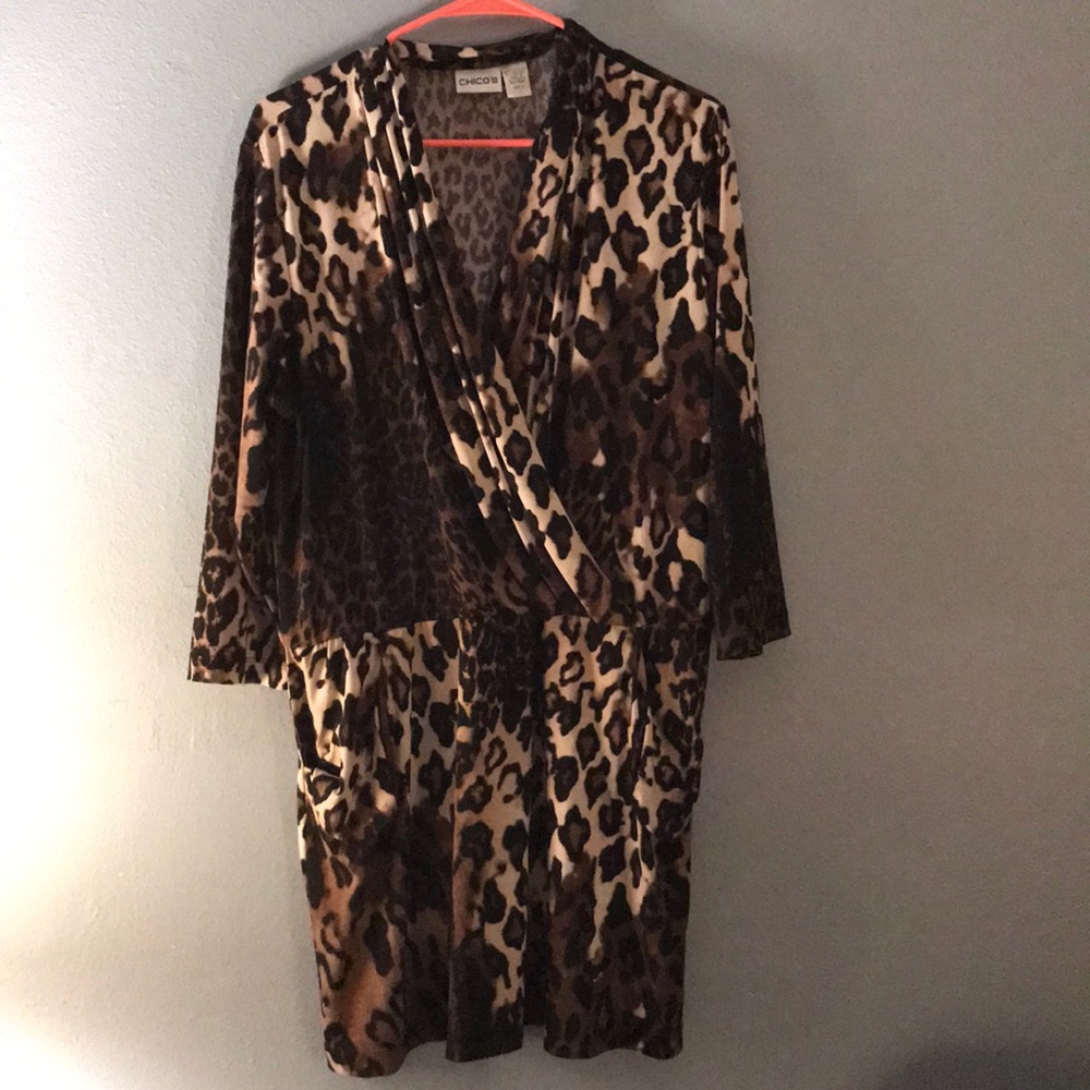 Chico’s animal print dress